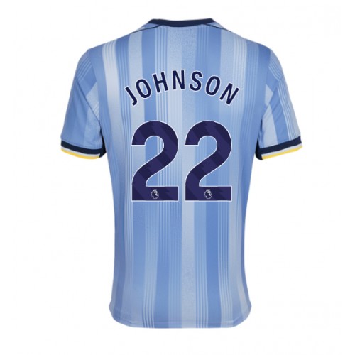 Fotbalové Dres Tottenham Hotspur Brennan Johnson #22 Venkovní 2024-25 Krátký Rukáv